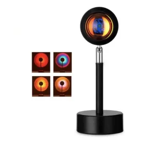 Projetor LED Luminária Por Do Sol Luz Noturna Sunset SOL - Único