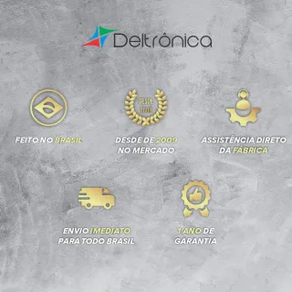 Lâmpada Led UV Profissional Deltrônica - Refletor Luz Negra - Único