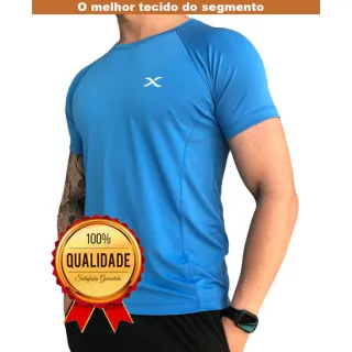 Camisetas de academia dry fit - Kit com 3 unidades