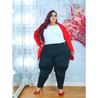 Blazer Plus Size Casual Social Festa Inverno - Raryel - Azul Marinho