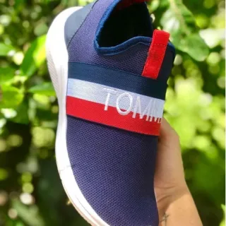 Lançamento: Tênis Sapatilha Meia com Elástico - Conforto e Leveza - Preto Pink