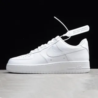 Tênis casual esportivo preto e branco de couro NK Masculino Feminino - todo branco