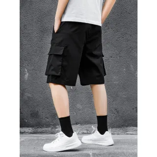 Envio IMEDIATO Bermuda Masculina Dazzling Preto Caqui Cargo - Preto