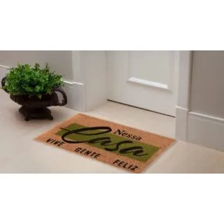 Promoção capacho de fibra natural de coco, tapete porta capacho - Capacho-sort-11