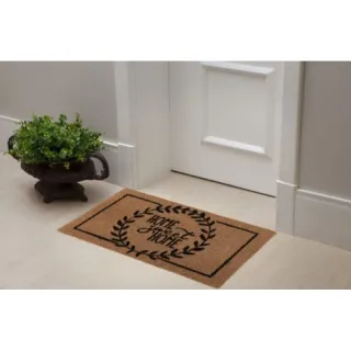 Promoção capacho de fibra natural de coco, tapete porta capacho - Capacho-sort-11