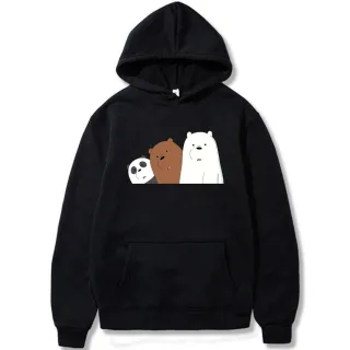 Casaco Feminino Urso Polar Desenho Canguru - Raryel - Vermelho