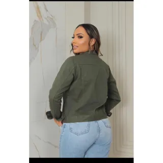 Jaqueta militar verde musgo - M