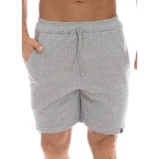 Bermudas Moletom Masculina Kit 2 - Academia Casual - Grafite + Mescla