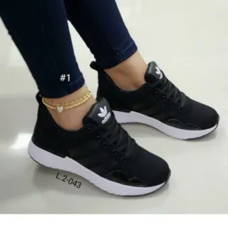 Envio imediato! Tênis feminino esportivo para academia e caminhada - Branco