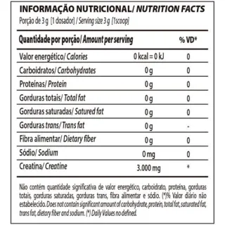 Monohidratada Pura 100% Creatina 1kg - Único