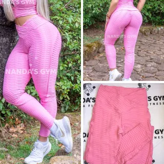 Legging empina bumbum preta - academia fitness - Cinza