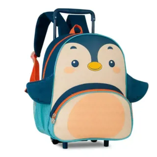 ENVIO IMEDIATO Mochila Infantil de Rodinhas Animais Clio Pets - JOANINHA