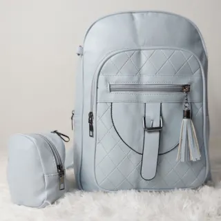 Bolsa Feminina de Couro Mochila