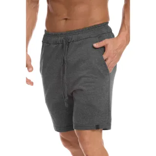 Bermudas Masculinas Moletom Kit 3 Peças - Preto - Mescla - Chumbo