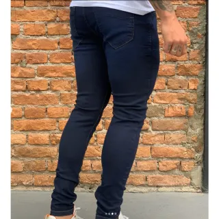 Calça Masculina Slim Fit Jeans Premium, Estica Bem Com Lycra Elastano - 36