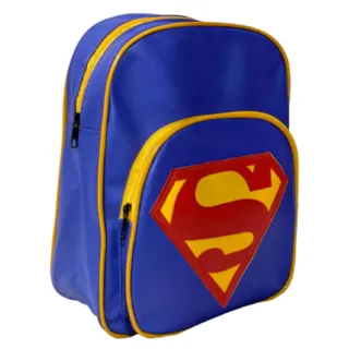 Mochila Escolar Infantil Menina Menino Minnie Homem Aranha Hulk Batman - Creche e Passeio - Super Homem
