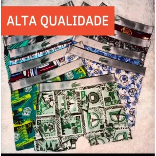 Kit Boxer Multimarcas Elástico - Cueca 5 unidades - P/36