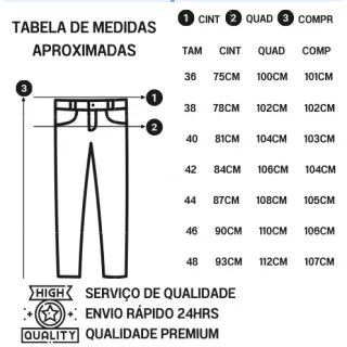Calça Jeans Masculina Skinny Veste Perfeitamente - MANAL JEANS - 42