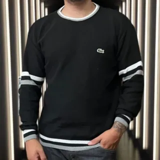 Blusa de frio masculina suéter - CINZA/Liso10