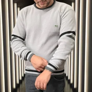 Blusa de frio masculina suéter - CINZA/Liso10