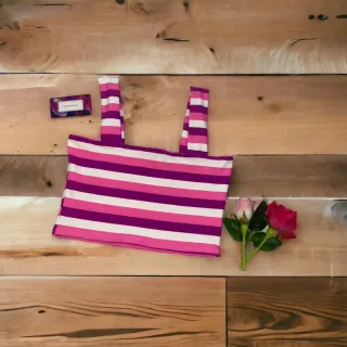 Suplex feminino sem bojo: cropped casual com alça grossa em várias cores lisas e estampadas - Verde Bandeira