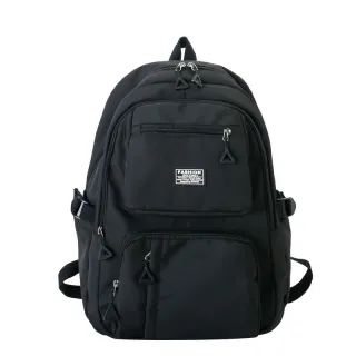 Mochila impermeável unissex grande Jx1436 para escola em nylon - Azul