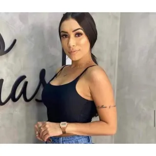 Alça fina suplex cropped feminino casual lisos e estampados em várias cores - Rosa Chiclete