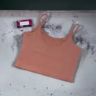 Alça fina suplex cropped feminino casual lisos e estampados em várias cores - Rosa Chiclete