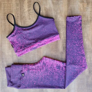 Conjuntos Fitness Calça E Top Feminino De Academia Kit Revenda - Estampas variadas
