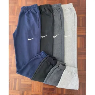 Kit 3 Calças Jogger Masculinas em Moletom Flanelado - KIT 3 CALÇA MOLETOM SORTIDAS