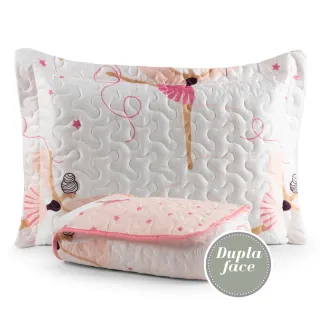 2 Peças Cobre Leito Infantil Solteiro Astronauta Azul Menino Menina - Vale dos Dinos