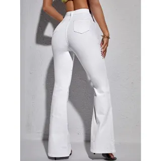 Promoção Moda Country: Calça Jeans Feminina Flare Modeladora - Levanta Bumbum - Preta Flare