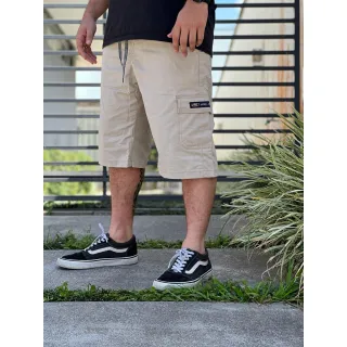 Bolsos Skatista Sarja Masculina Bermuda Cargo 6 - BERMUDA CARGO  PRETU