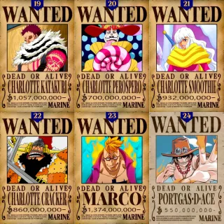 Coleção Exclusiva One Piece: Placa Decorativa Wanted Recompensa - 23