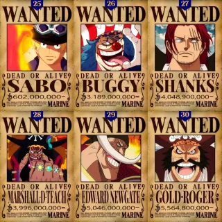 Coleção Exclusiva One Piece: Placa Decorativa Wanted Recompensa - 23