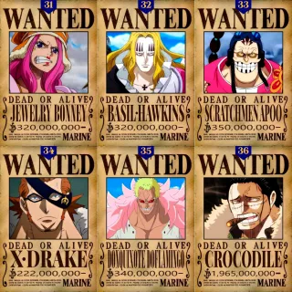 Coleção Exclusiva One Piece: Placa Decorativa Wanted Recompensa - 23