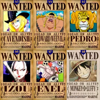 Coleção Exclusiva One Piece: Placa Decorativa Wanted Recompensa - 23