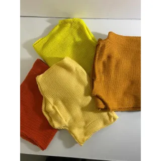 Regata feminina tricô gola alta canelada - Tendência moda blogueira - Branca