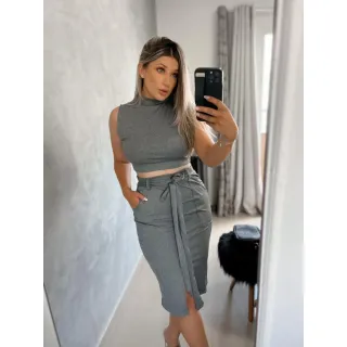 Oferta Conjunto Casual Nady, Elegância Evangélica - Pink