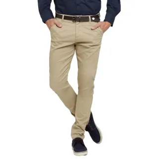 Referencia Calça Masculina Sarja Bege e Chumbo Bolso Embutido - gelo