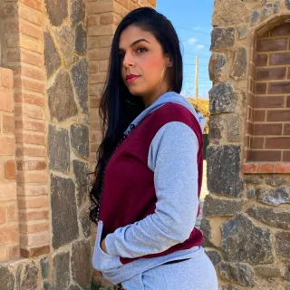 Moletom feminino com capuz e zíper aberto - Blusa de moletom - Rose