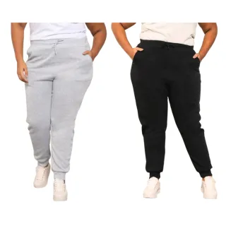 Plus Size Calça Moletom Flanelada Feminina G3 G2 G1 - G1 50/52