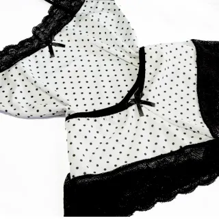 Camisete Feminino Baby Doll de Renda Romantic Short Doll - Algodão Doce