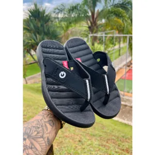 Conforto Extra Macio Cartago Alabama Chinelo Masculino - Azul, Vermelho, Preto e Bege - CARTAGO.VERMELHO