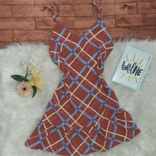 Viscose Soltinho Vestido Curto Feminino GG - ONCINHA