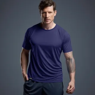 Camiseta DryFit Masculina para Atividades Físicas na Academia - Chumbo