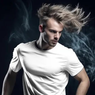 Camiseta DryFit Masculina para Atividades Físicas na Academia - Chumbo