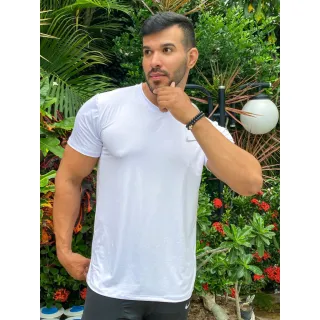 Camisa DRI FIT Masculina Premium - XG GG G M P - CURTA - PRETA - AD