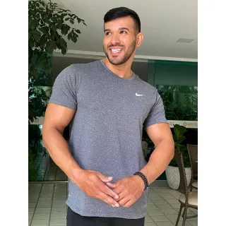 Camisa DRI FIT Masculina Premium - XG GG G M P - CURTA - PRETA - AD