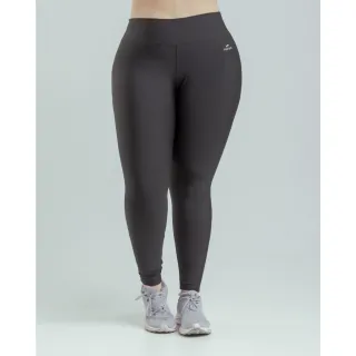 Calça legging feminina cintura alta Suplex com bolso celular - Conjunto top academia fitness - Conjunto preto sem bolso